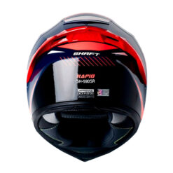 Casco Shaft 590Sr Rapid Azul Oscuro Naranja Visor Iridium Azul 3 - ZONABIKER LA 21 5