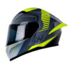 Casco Shaft 590Sr Rapid Gris Amarillo Visor Smoke