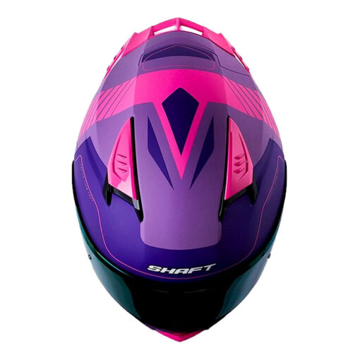 Casco Shaft 590Sr Rapid Morado Fucsia Visor Iridium Morado 2 - ZONABIKER LA 21 1