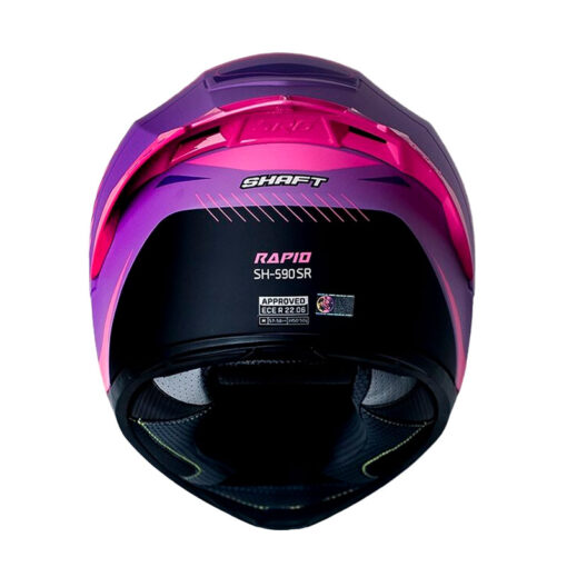 Casco Shaft 590Sr Rapid Morado Fucsia Visor Iridium Morado 3 - ZONABIKER LA 21 2