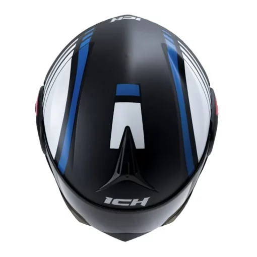 Casco Ich 3110 Blitz Negro Azul Visor Random 2 - ZONABIKER LA 21 1