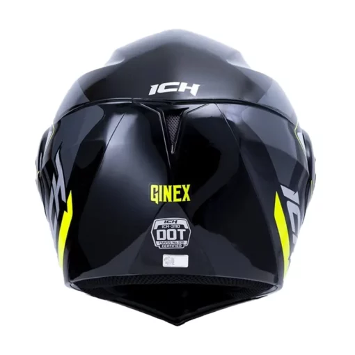 Casco Ich 3110 Ginex Negro Amarillo Visor Random 3 - ZONABIKER LA 21 2
