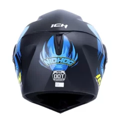Casco Ich 3110 Nidhog Negro Azul Visor Random 3 - ZONABIKER LA 21 5