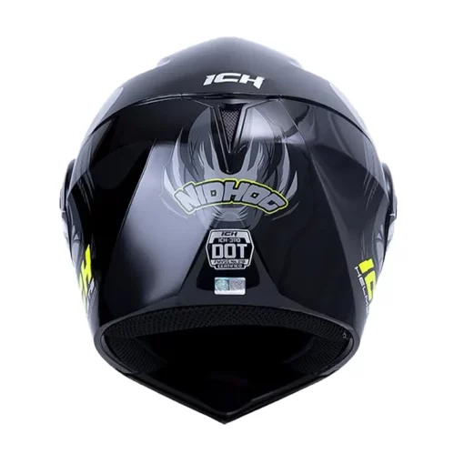 Casco Ich 3110 Nidhog Negro Gris Visor Random 3 - ZONABIKER LA 21 2