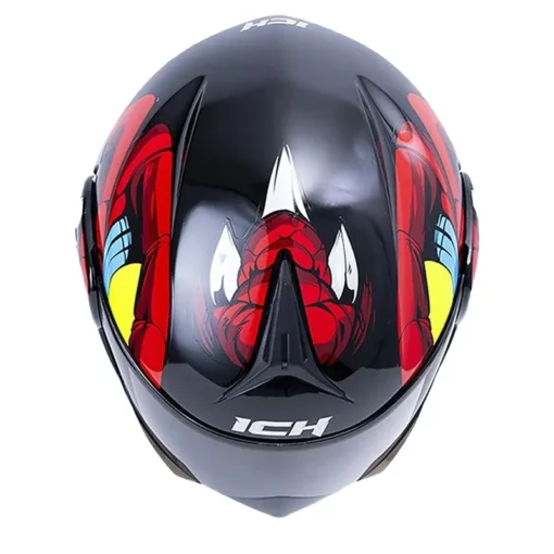 Casco Ich 3110 Nidhog Negro Rojo Visor Random 2 - ZONABIKER LA 21 1