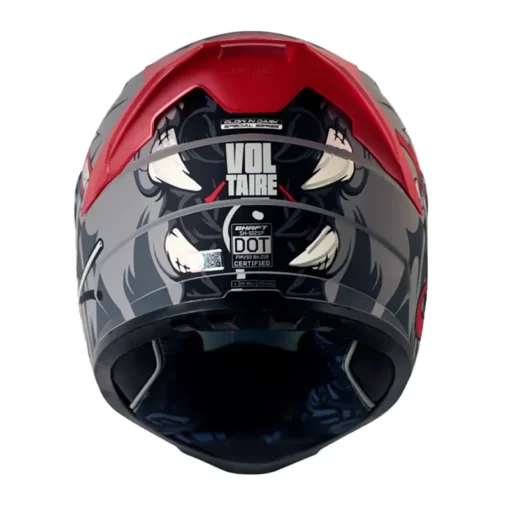 Casco Shaft 502sp Voltaire Gris Visor Revo Rojo 3 - ZONABIKER LA 21 2