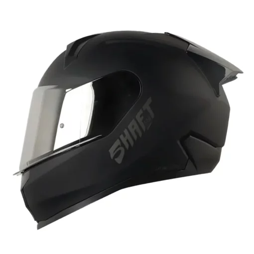 Casco Shaft 560 Solid Negro Gris Visor Iridium Silver