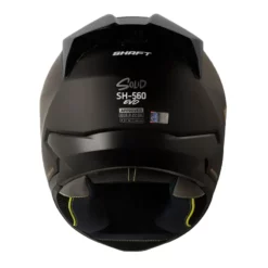 Casco Shaft 560 Solid Negro Gris Visor Iridium Silver 3 - ZONABIKER LA 21 4