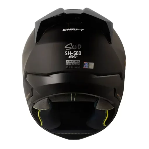 Casco Shaft 560 Solid Negro Gris Visor Iridium Silver 3 - ZONABIKER LA 21 2