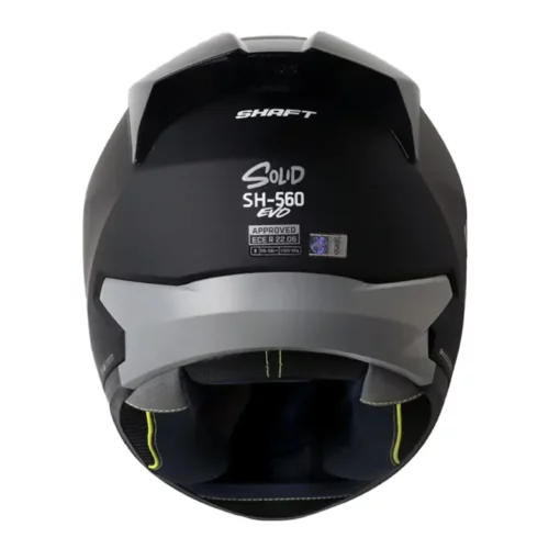 Casco Shaft 560 Solid Negro Silver Visor Iridium Silver 3 - ZONABIKER LA 21 2