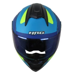 Casco Hro 3480dv Evo Rumble Azul Amarillo Visor Iridium Azul 2 - ZONABIKER LA 21 4
