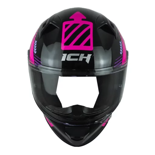 Casco Ich 503 Cyberpunk Negro Fucsia 2 - ZONABIKER LA 21 1