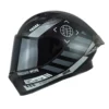 Casco Ich 503 Cyberpunk Negro Gris Visor Smoke