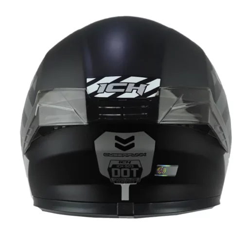 Casco Ich 503 Cyberpunk Negro Gris Visor Smoke 3 - ZONABIKER LA 21 2
