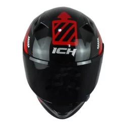 Casco Ich 503 Cyberpunk Negro Rojo Visor Smoke 2 - ZONABIKER LA 21 4