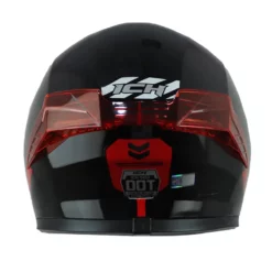 Casco Ich 503 Cyberpunk Negro Rojo Visor Smoke 3 - ZONABIKER LA 21 5
