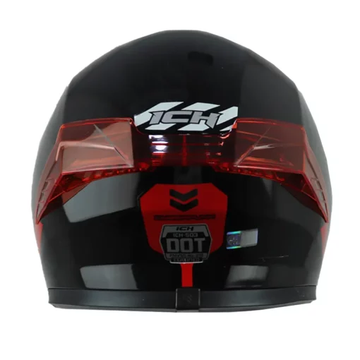 Casco Ich 503 Cyberpunk Negro Rojo Visor Smoke 3 - ZONABIKER LA 21 2