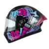 Casco Ich 503 Magic Negro Lila