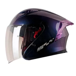 Casco Shaft 226sp Solid Camaleon Visor Iridium Silver