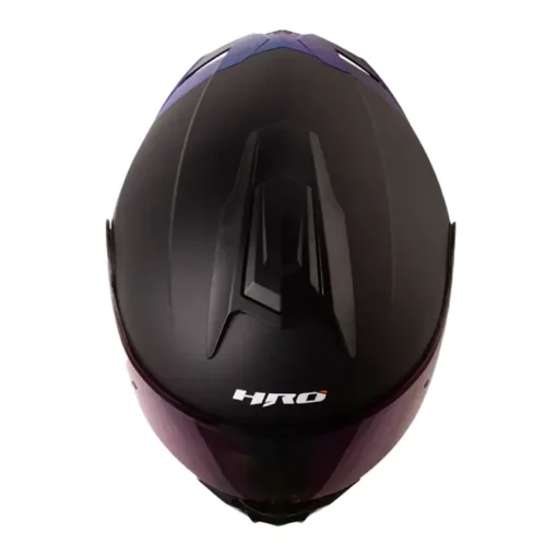 Casco Hro 3480dv Evo Solid Negro Azul Visor Iridium Azul 2 - ZONABIKER LA 21 1