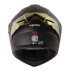 Casco Hro 3480dv Evo Solid Negro Fucsia Visor Claro Iridium Morado 3 - ZONABIKER LA 21 5