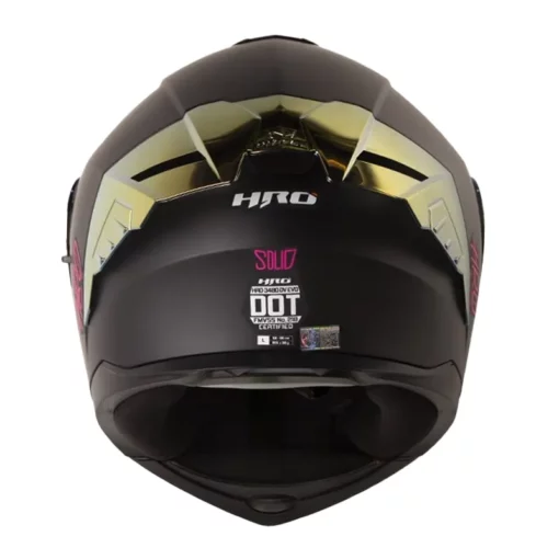 Casco Hro 3480dv Evo Solid Negro Fucsia Visor Claro Iridium Morado 3 - ZONABIKER LA 21 2