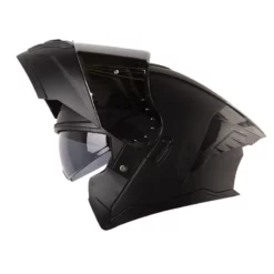 Casco Hro 3480dv Evo Solid Negro Gris Visor Smoke Claro Iridium Silver