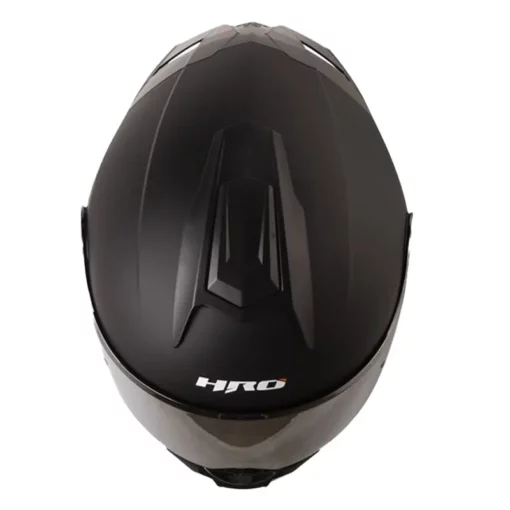 Casco Hro 3480dv Evo Solid Negro Gris Visor Smoke Claro Iridium Silver 2 - ZONABIKER LA 21 1