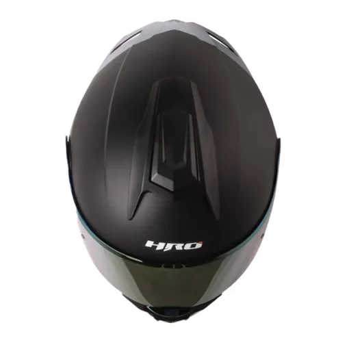 Casco Hro 3480dv Evo Solid Negro Rojo Visor Iridium Dorado 2 - ZONABIKER LA 21 1
