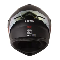 Casco Hro 3480dv Evo Solid Negro Rojo Visor Iridium Dorado 3 - ZONABIKER LA 21 5