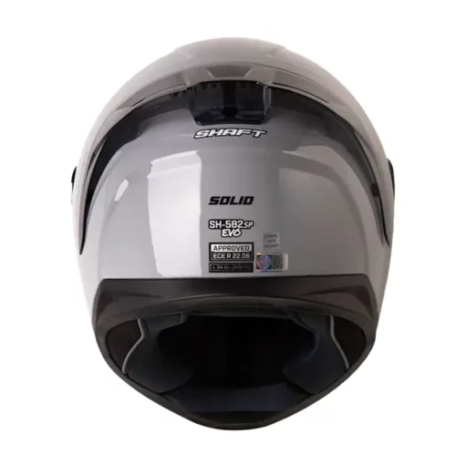 Casco Shaft 582Sp Evo Solid Gris Negro Visor Claro Iridium Silver 3 - ZONABIKER LA 21 2