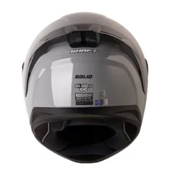 Casco Shaft 582Sp Evo Solid Gris Negro Visor Transparente Iridium Silver 3 - ZONABIKER LA 21 5