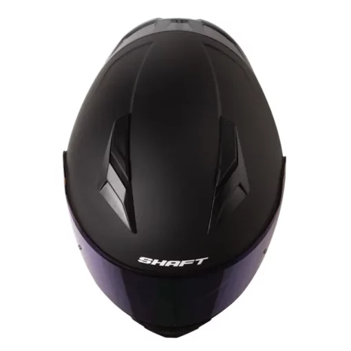Casco Shaft 582Sp Evo Solid Negro Azul Visor Smoke Iridium Azul 2 - ZONABIKER LA 21 1