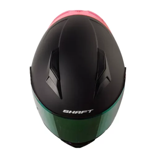 Casco Shaft 582Sp Evo Solid Negro Fucsia Visor Transparente Iridium Fucsia 2 - ZONABIKER LA 21 1