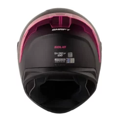 Casco Shaft 582Sp Evo Solid Negro Fucsia Visor Transparente Iridium Fucsia 3 - ZONABIKER LA 21 5