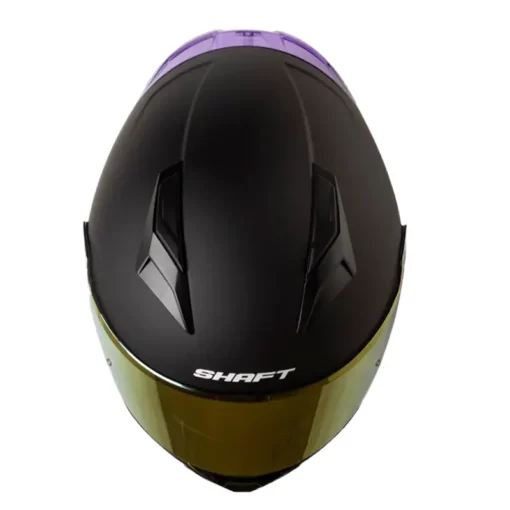 Casco Shaft 582Sp Evo Solid Negro Morado Visor Transparente Iridium Morado 2 - ZONABIKER LA 21 1