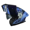 Casco Hro 3480dv Evo Tags Azul Oscuro Visor Iridium Azul