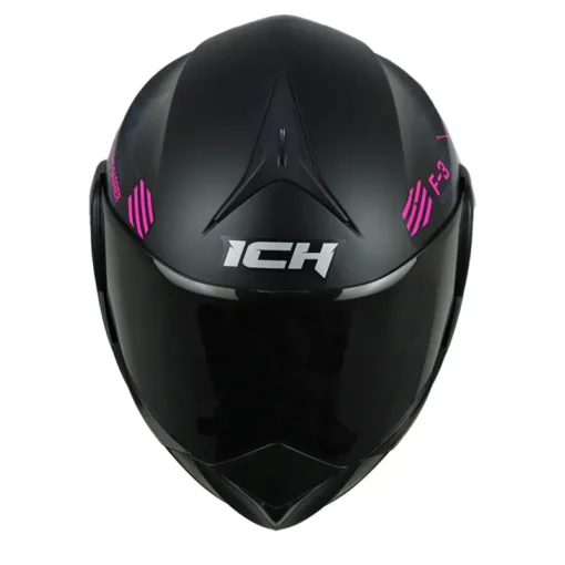 Casco Ich 3110 Air Forza Negro Fucsia Visor Smoke 2 - ZONABIKER LA 21 1