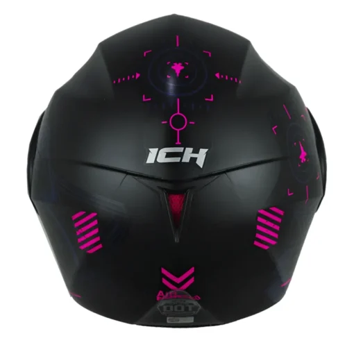 Casco Ich 3110 Air Forza Negro Fucsia Visor Smoke 3 - ZONABIKER LA 21 2