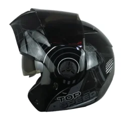 Casco Ich 3110 Air_Forza Negro Silver Visor Smoke
