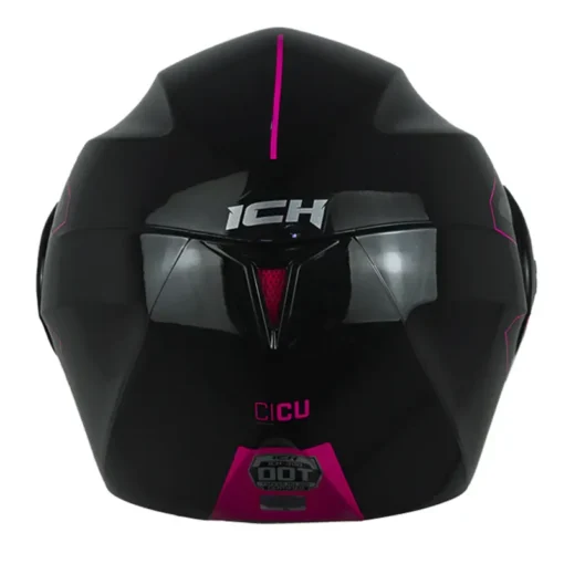 Casco Ich 3110 Cicu Negro Fucsia Visor Azul 3 - ZONABIKER LA 21 1
