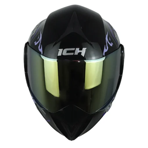 Casco Ich 3110 Speed Mast Negro Morado Visor Dorado 2 - ZONABIKER LA 21 1