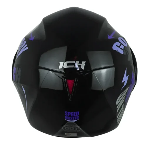 Casco Ich 3110 Speed Mast Negro Morado Visor Dorado 3 - ZONABIKER LA 21 2