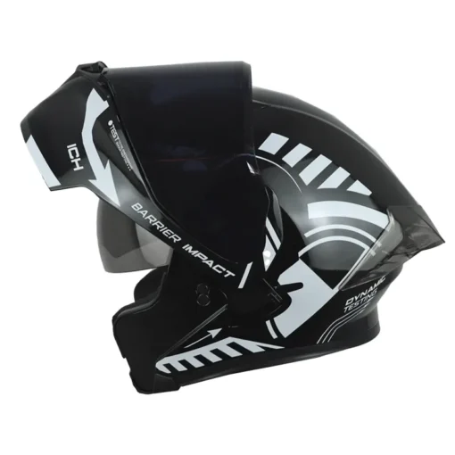 Casco Ich 3120 Color_Test Negro Blanco