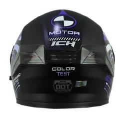 Casco Ich 3120 Color Test Negro Lila Visor Smoke 3 - ZONABIKER LA 21 5