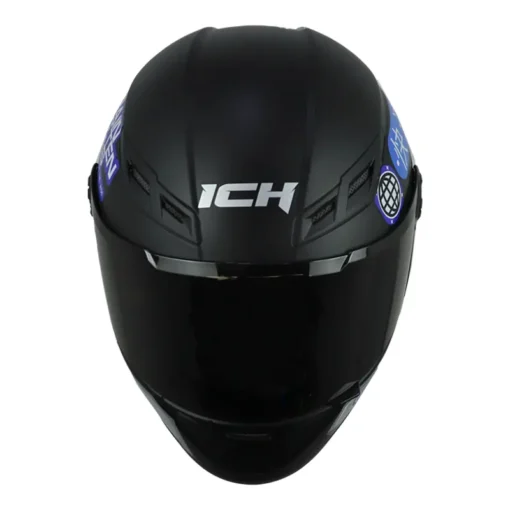 Casco Ich 501sp Arigato Negro Azul Visor Smoke 2 - ZONABIKER LA 21 1