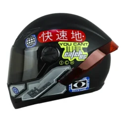 Casco Ich 501sp Arigato Negro Rojo Visor Smoke
