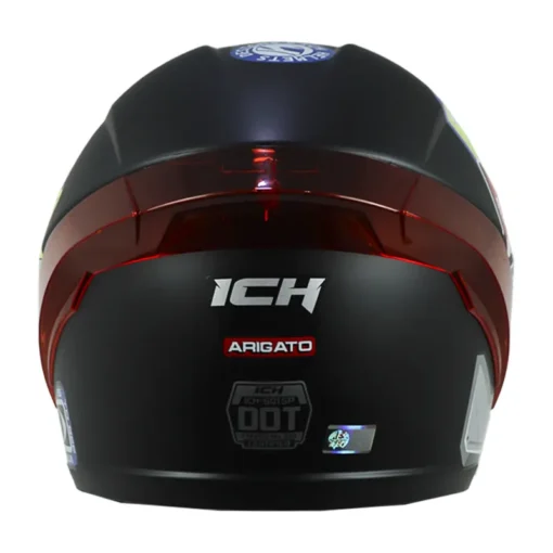 Casco Ich 501sp Arigato Negro Rojo Visor Smoke 3 - ZONABIKER LA 21 2