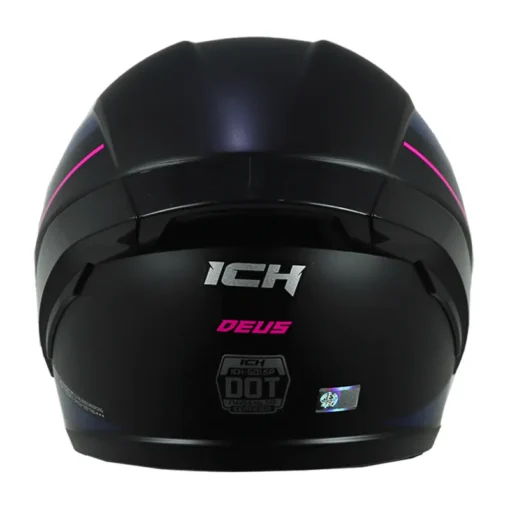 Casco Ich 501sp Deus Negro Fucsia Visor Smoke 3 - ZONABIKER LA 21 2