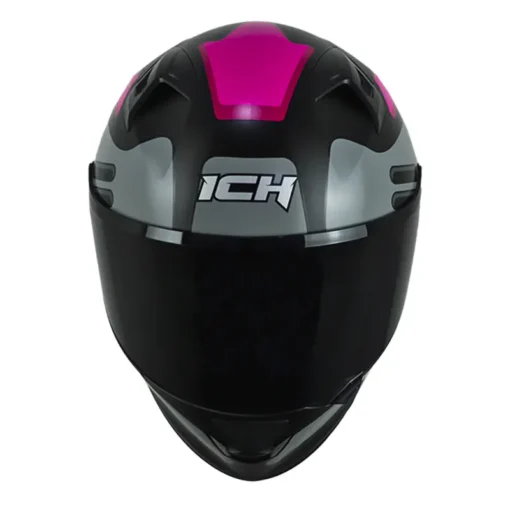 Casco Ich 503 Masker Negro Fucsia Visor Smoke 2 - ZONABIKER LA 21 1